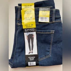 Buffalo David Bitton Women’s Skinny Jeans Size 6/28 NWT